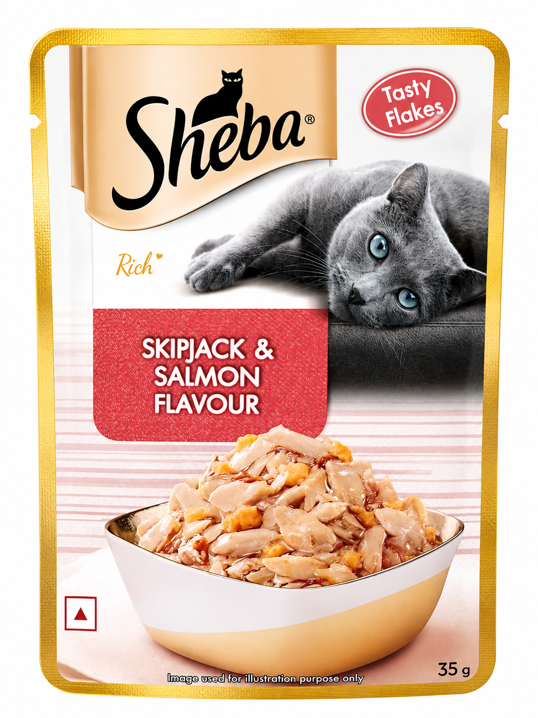 SHEBA SKIPJACK & SALMOL 35G