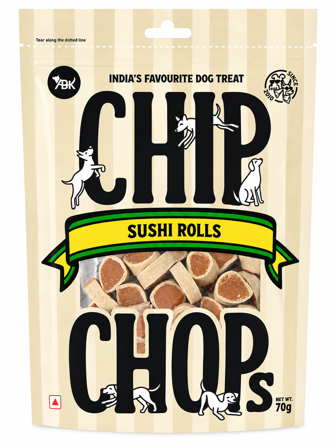 CHIP CHOPS SUSHI ROLLS 70G