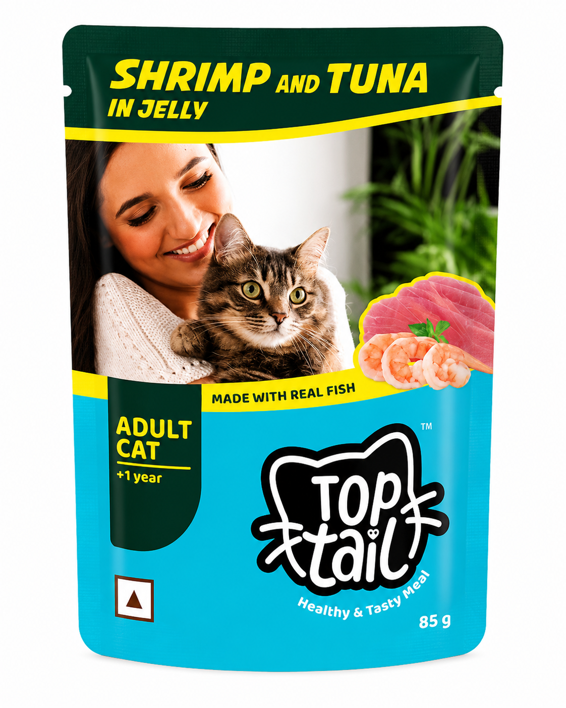 TOP TALL  ADULT  SHRIMP & TUNA   85G