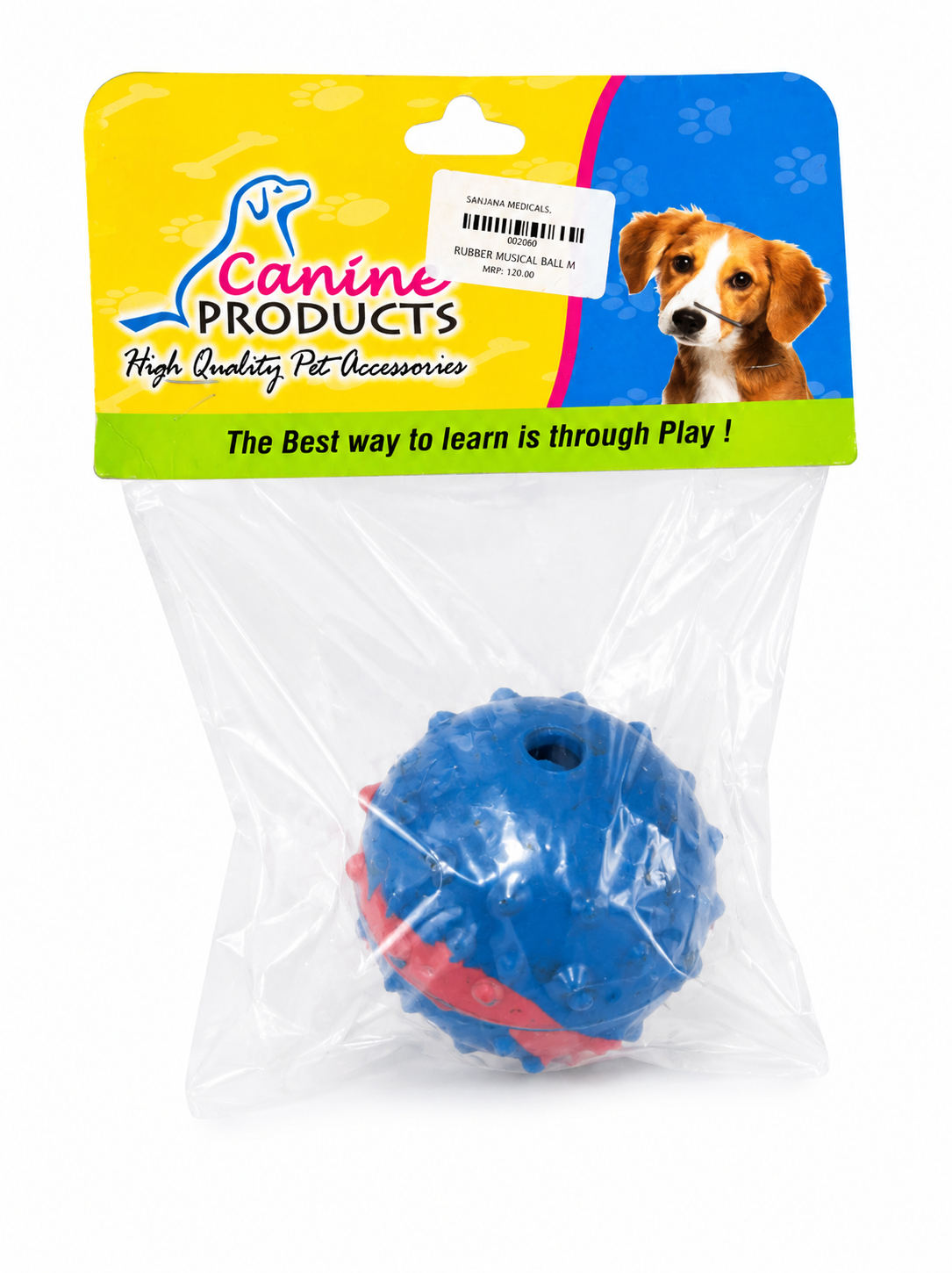 CANINE HARD RUBBER TOY