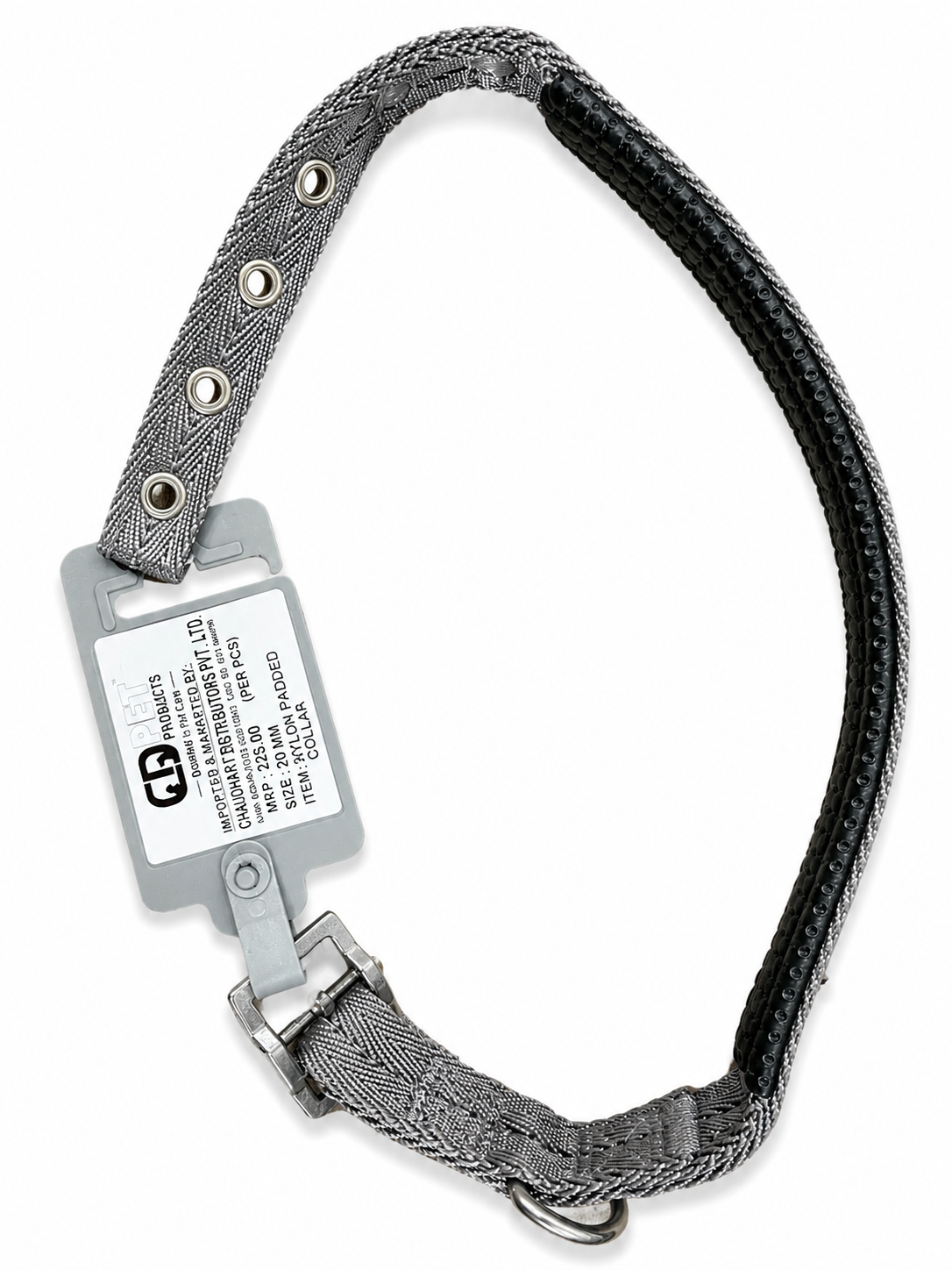CDPET NYLON PADDED COLLAR 20MM DOG