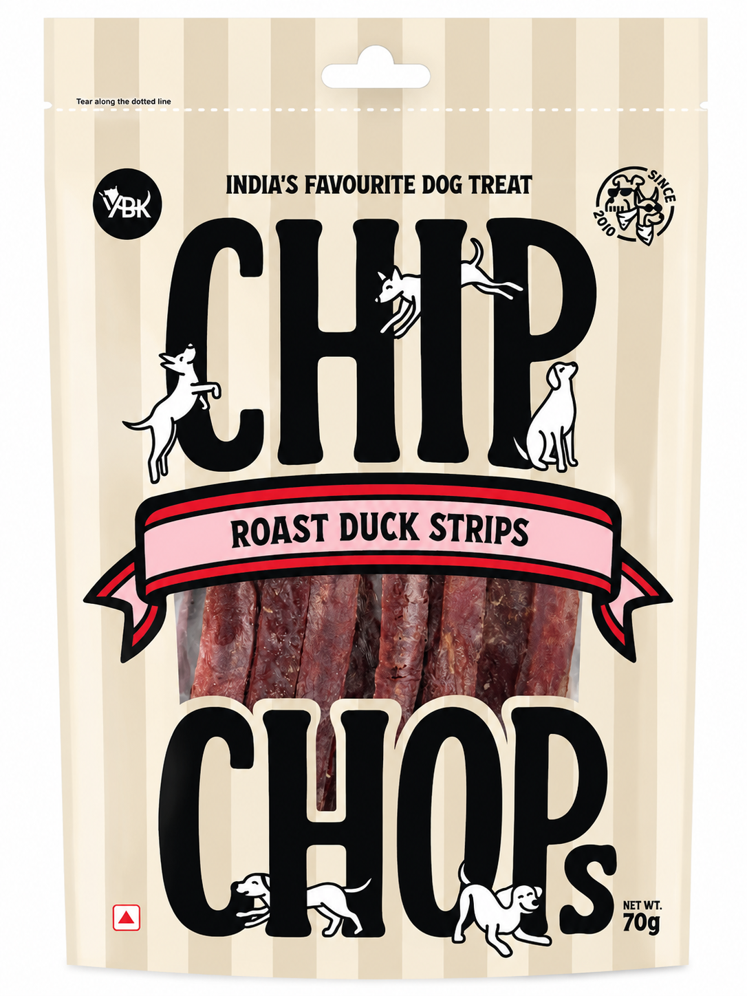 CHIP CHOP ROAST DUCK STRIPS 70GM