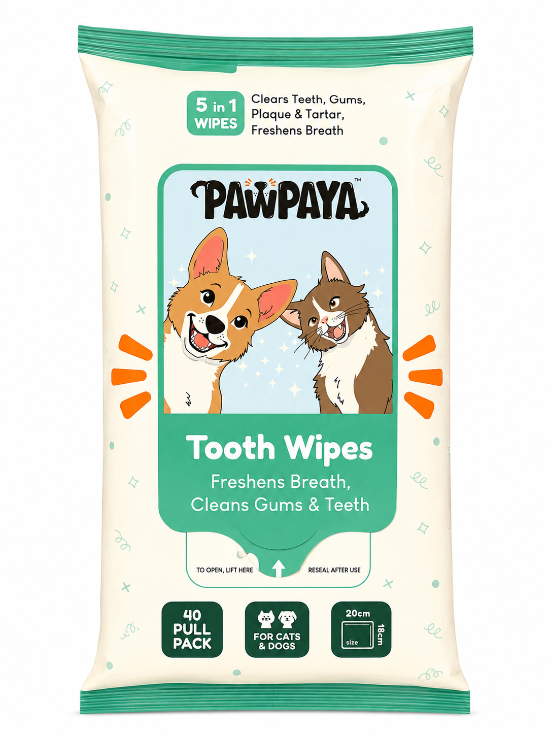 PAWPAYA WIPES FOR PETS