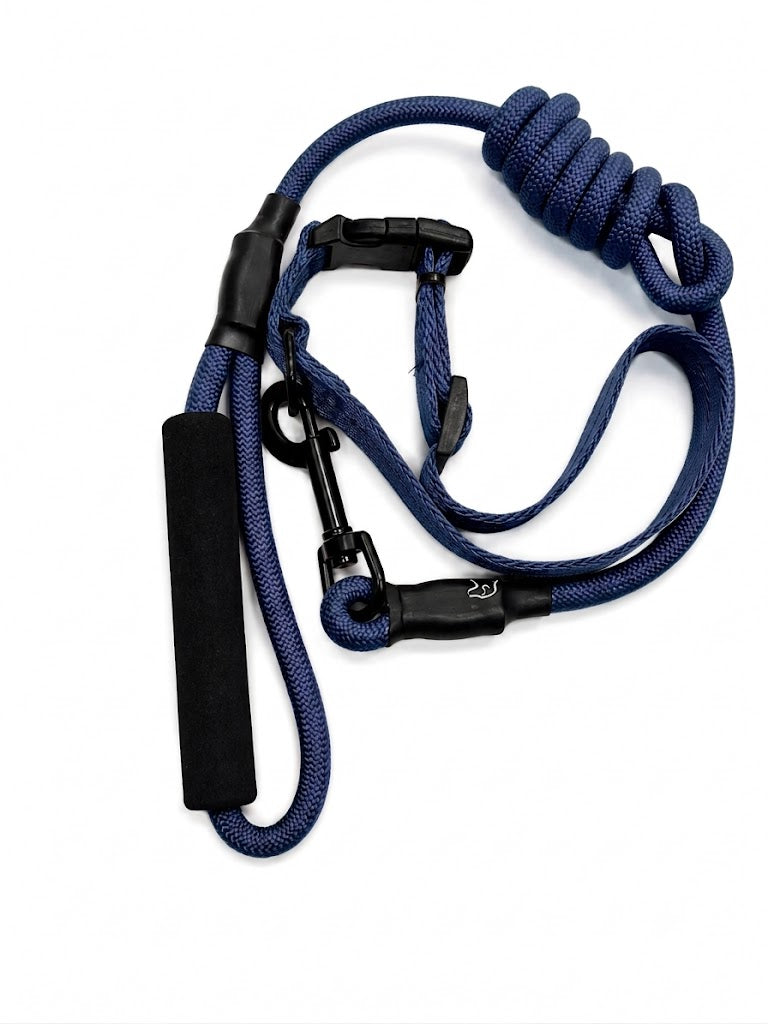 CANINE ROPE LEASE & COLLAR SET DOG
