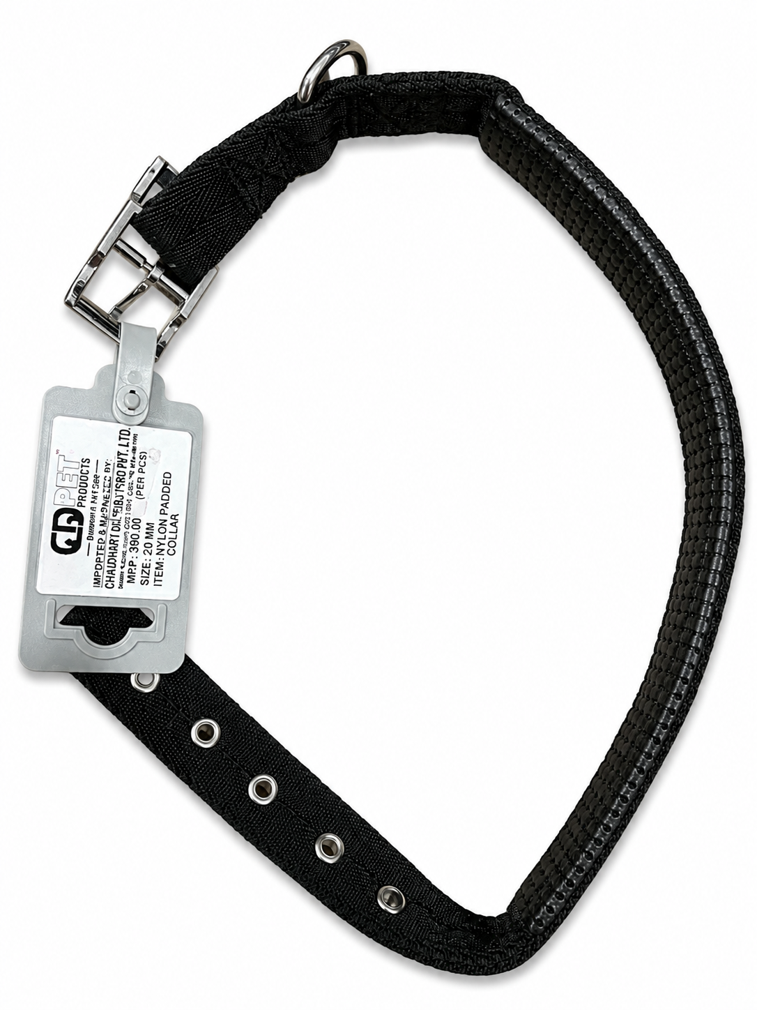 CDPET NYLON PADDED COLLAR 20MM DOG