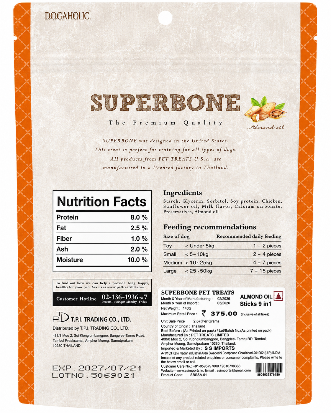 SUPERBONE ALMOND OI