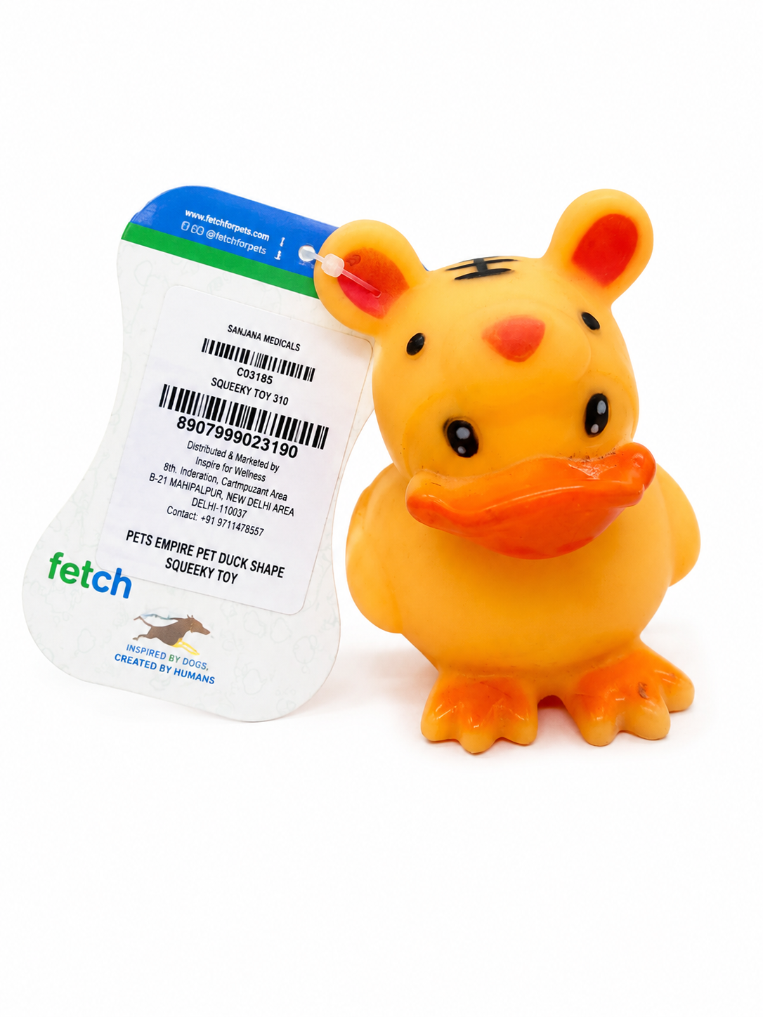 FETCH PET SQUEEKY TOY