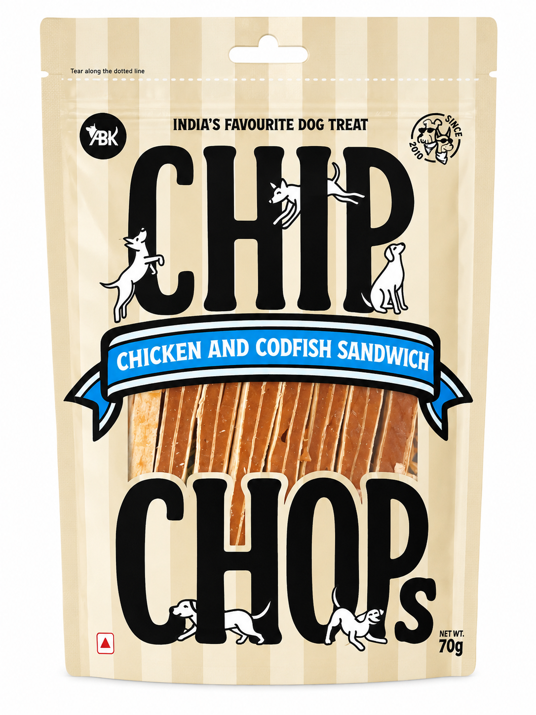 CHIPS CHICKEN AND CODFISH SANDWICH