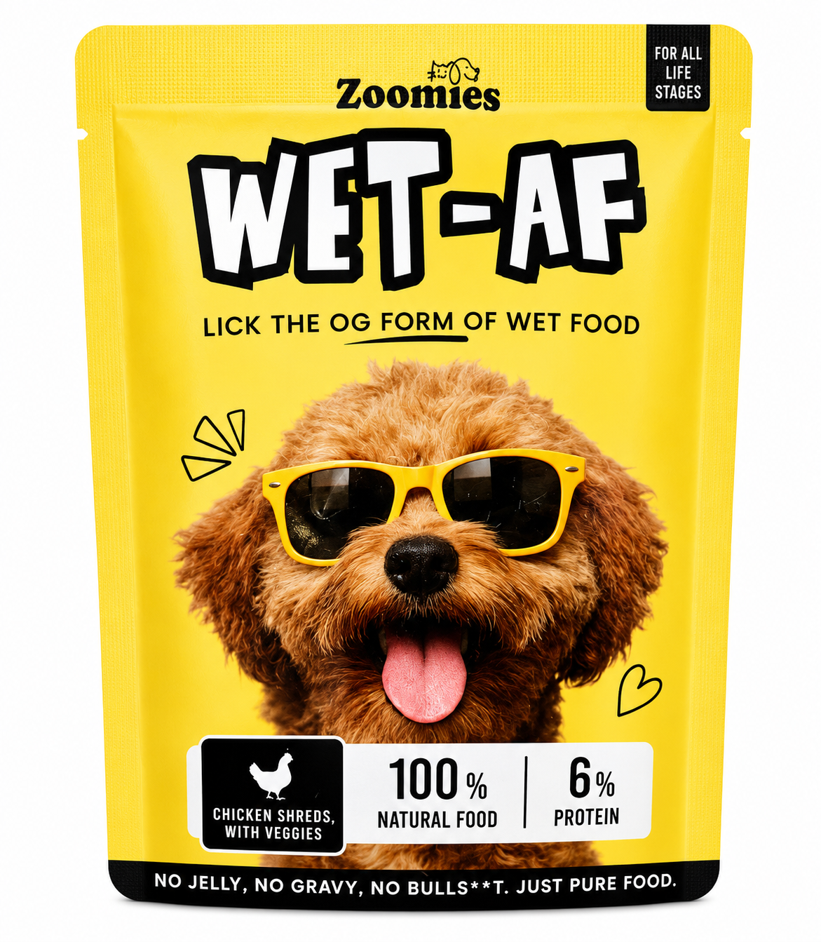 WET-AF CHICKEN SHREDS WITH VEGGIES