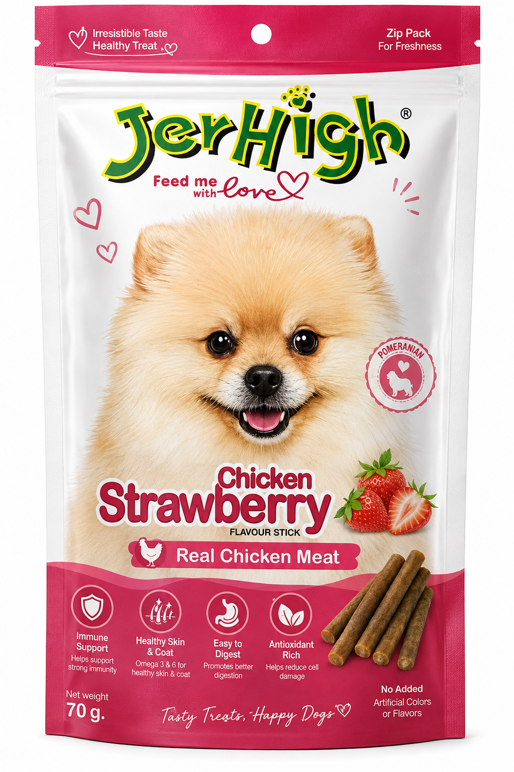 JERHIGH STRAWBERRY 70G