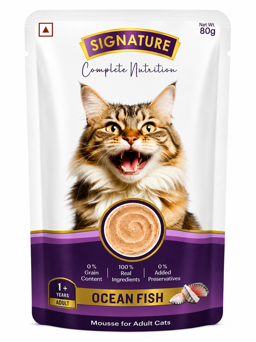 GRAIN ZERO SIGNATUR OCEAN FISH ADULT GRAVY 80GM