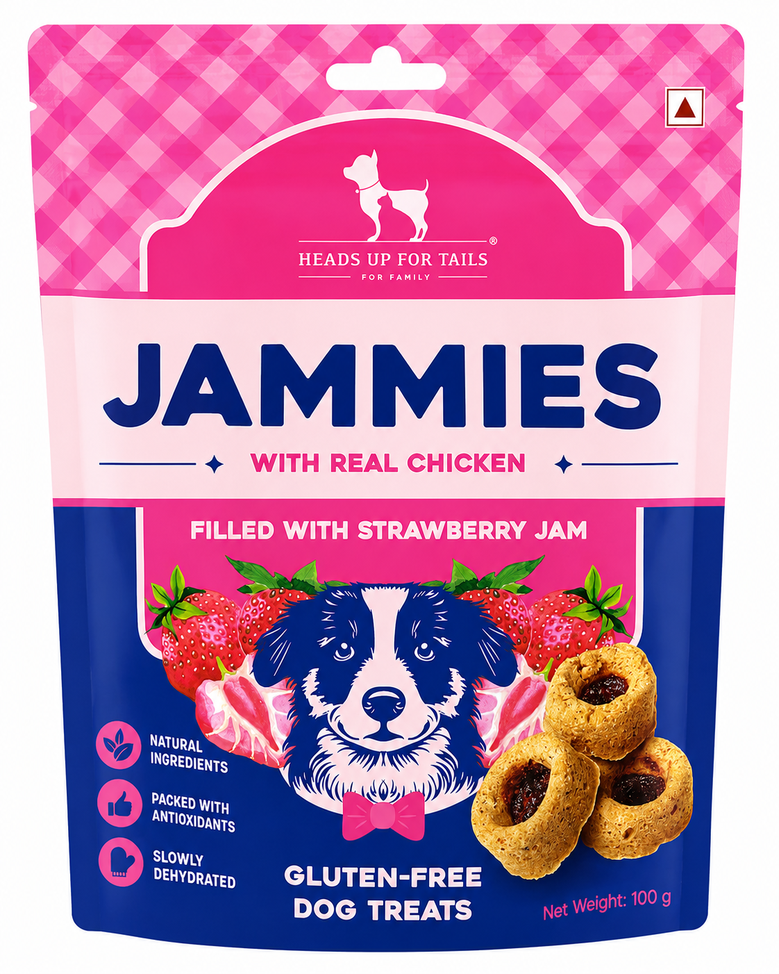 JAMMIES STRABRY JAM TREAT FOR DOG 100GM