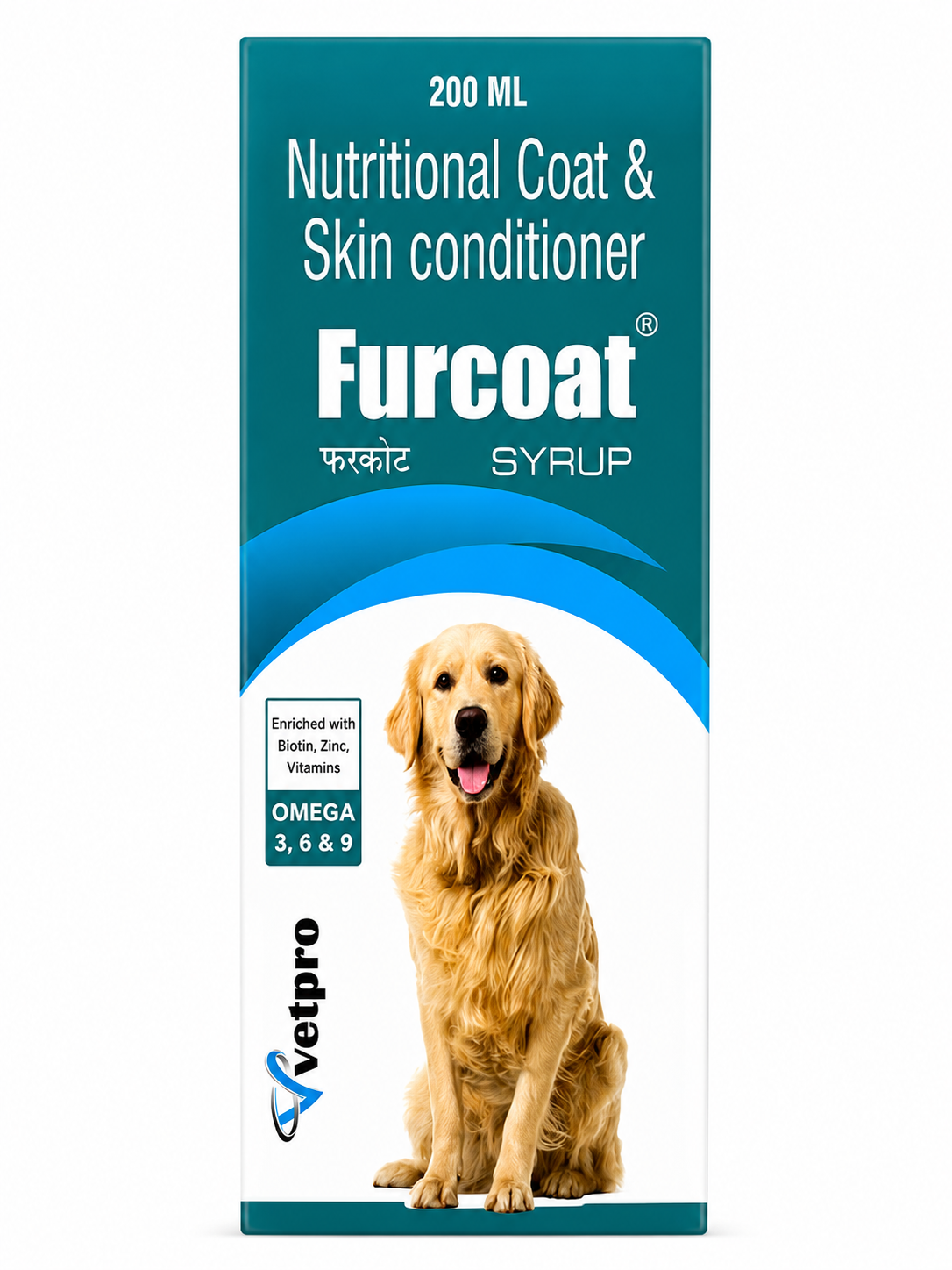 VETPRO FURCOAT SYRUP 200ML
