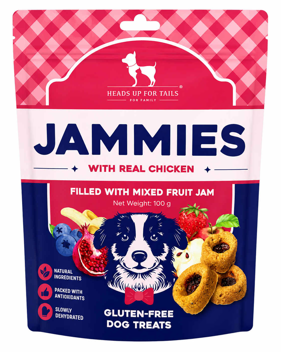 JAMMIES CHKN & MIX FRUIT JAM 100G