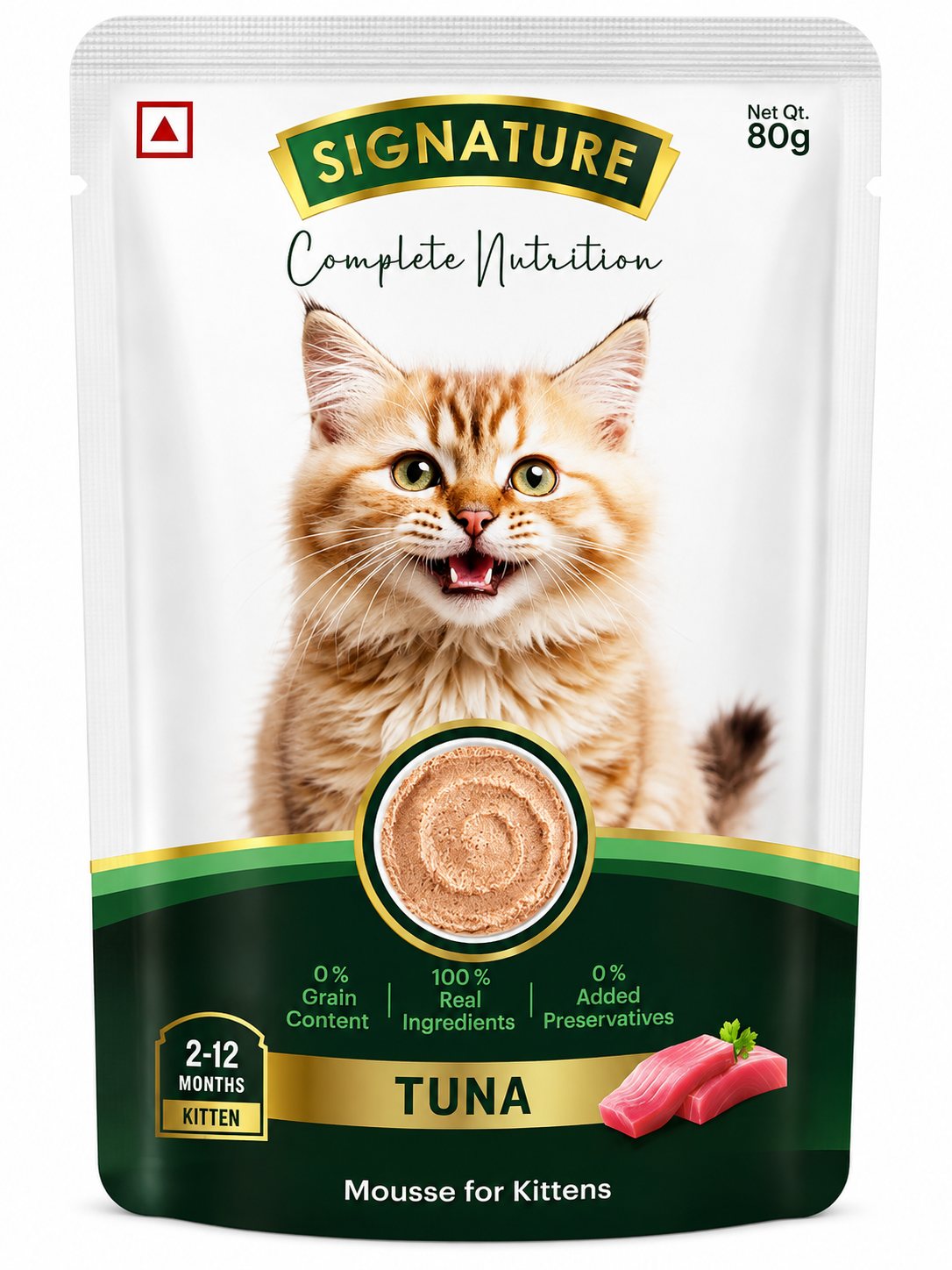 GRAIN ZERO SIGNATUR TUNA KITTEN GRAVY 80GM