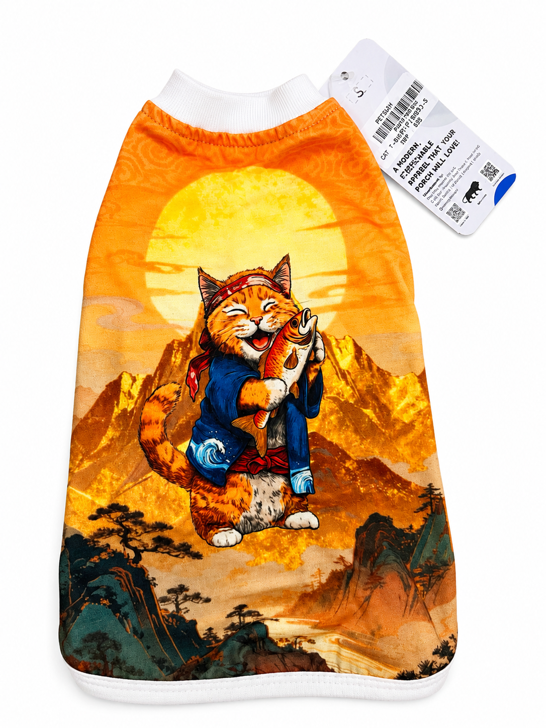 PW CAT PRINTED T SHIRTS (S)