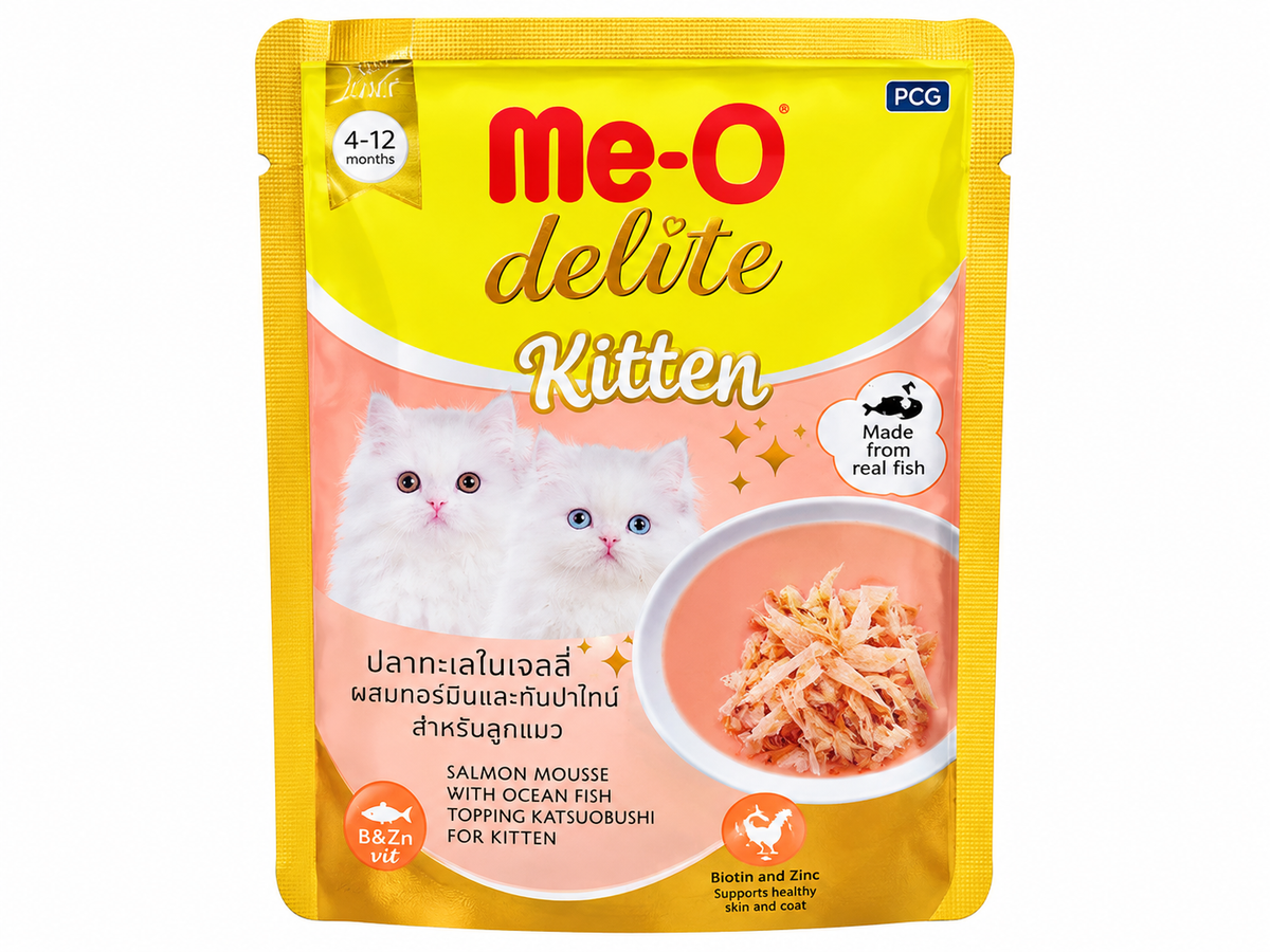 ME-O DELIGHT KITTEN SALMON MOOS 70GM