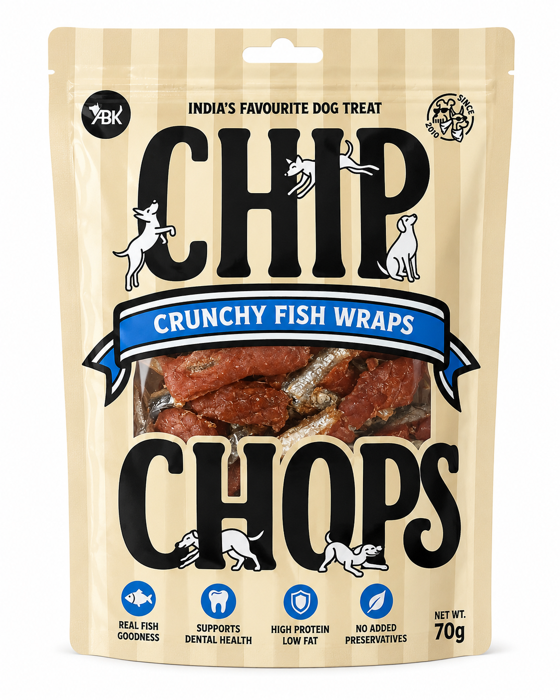 CHIP CHOPS CRUNCHY FISH WRAPS
