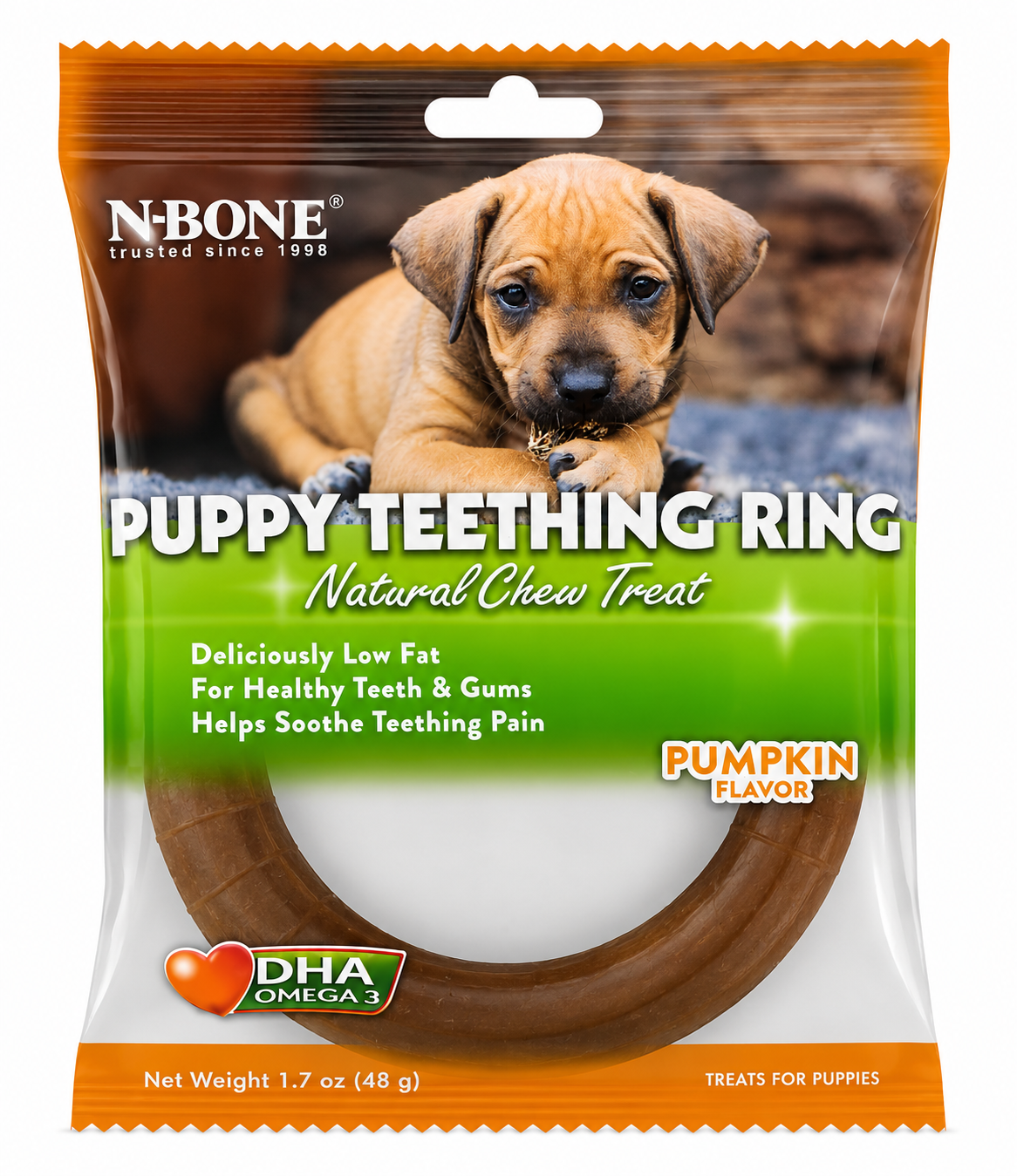 PUPPY TEETHING RING CHICKEN FLV,