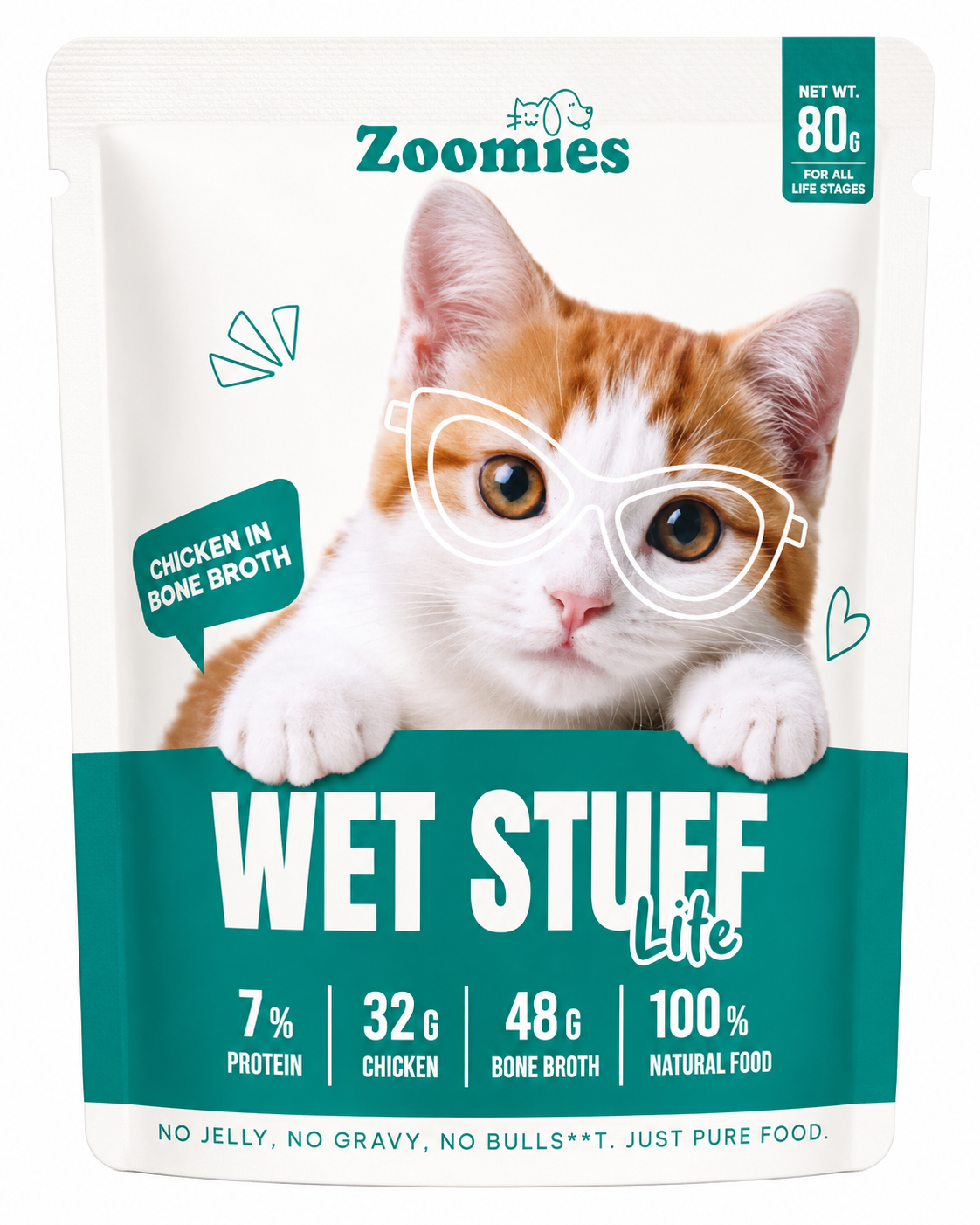 Wet Stuff Life chicken In Broth 85g