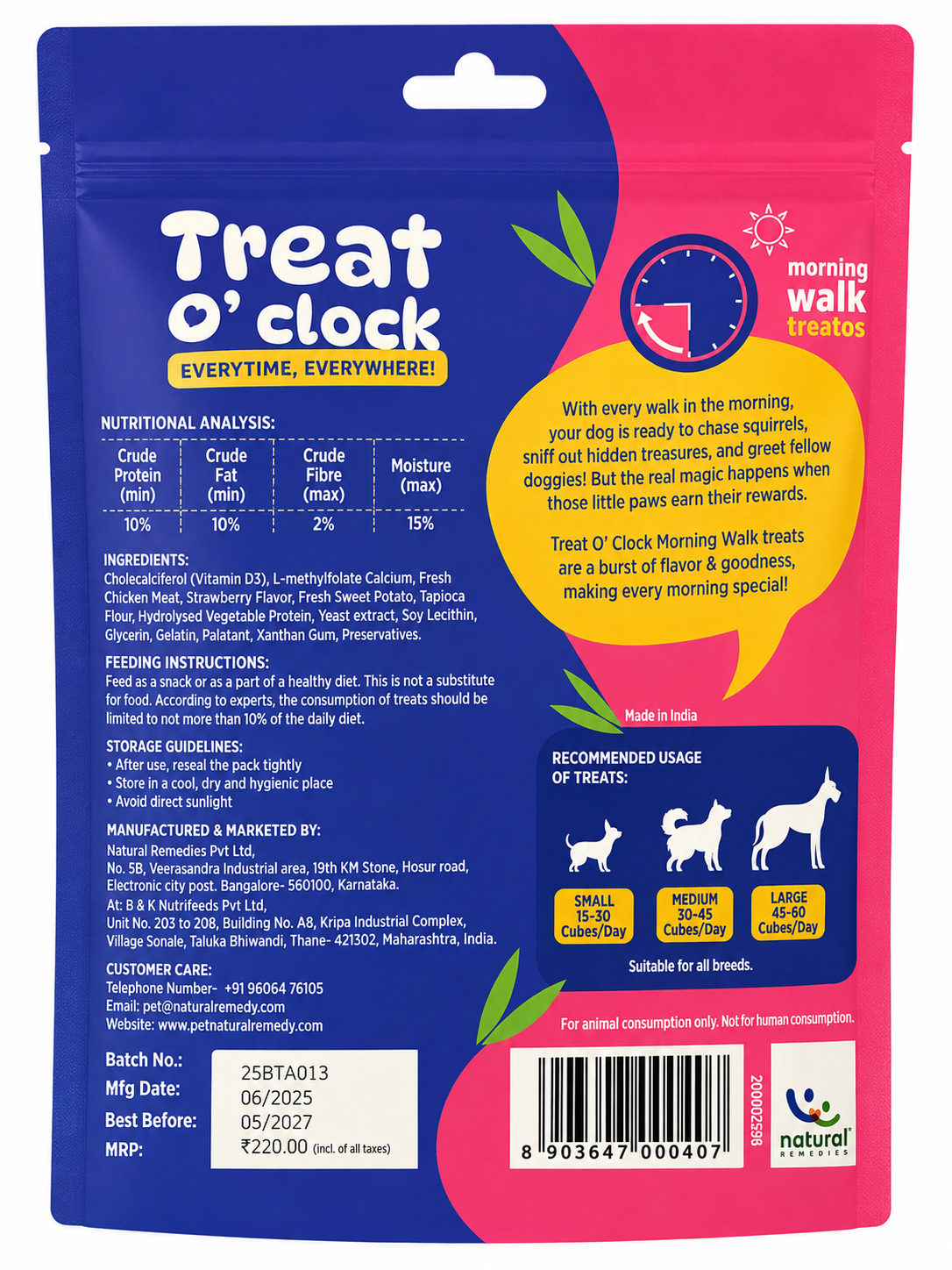 TREAT O'CKOCK STRAWBERRY