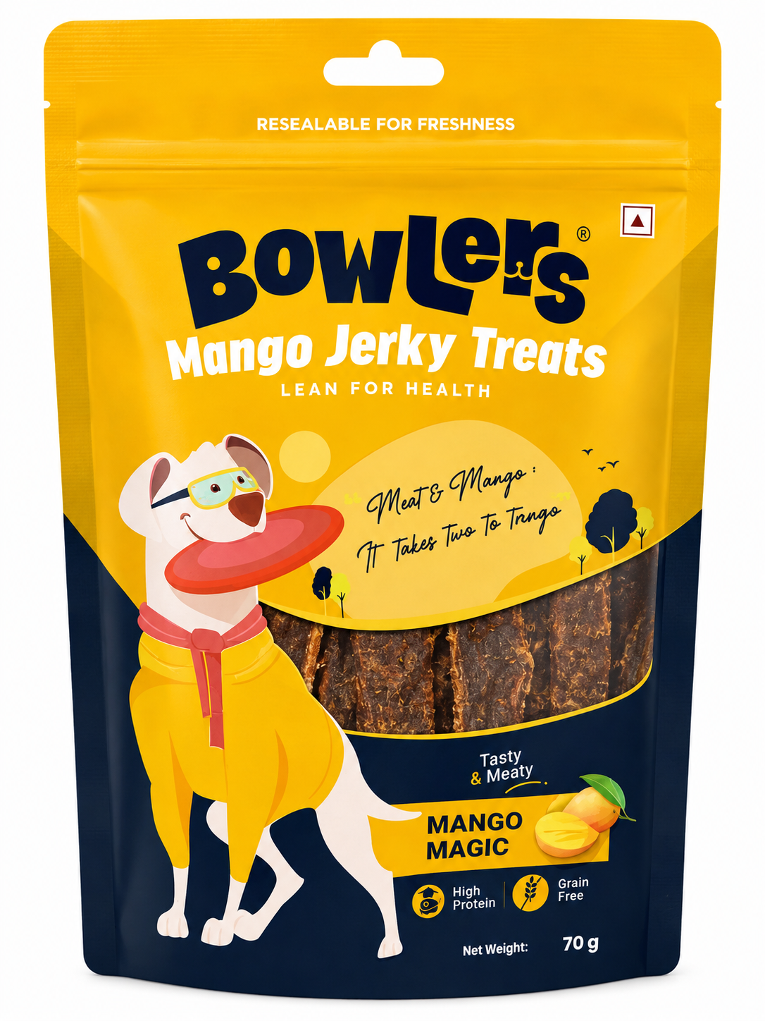 BOWLERS MANGO JERKY TREATS
