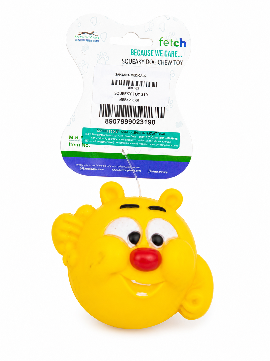 FETCH SQUEEKY TOY