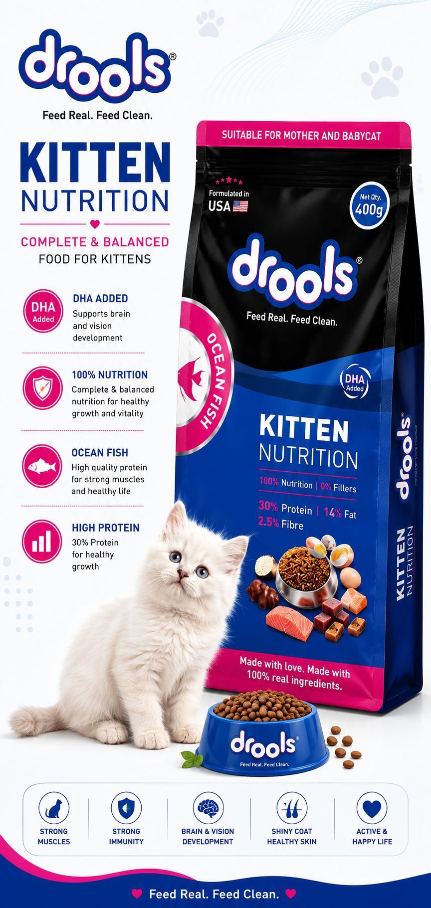 DROOLS OCEAN FISH KITTEN