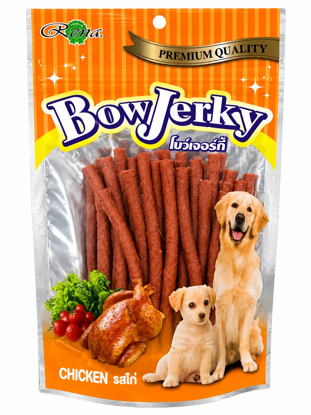 BOW JERKY CHICKEN 200G