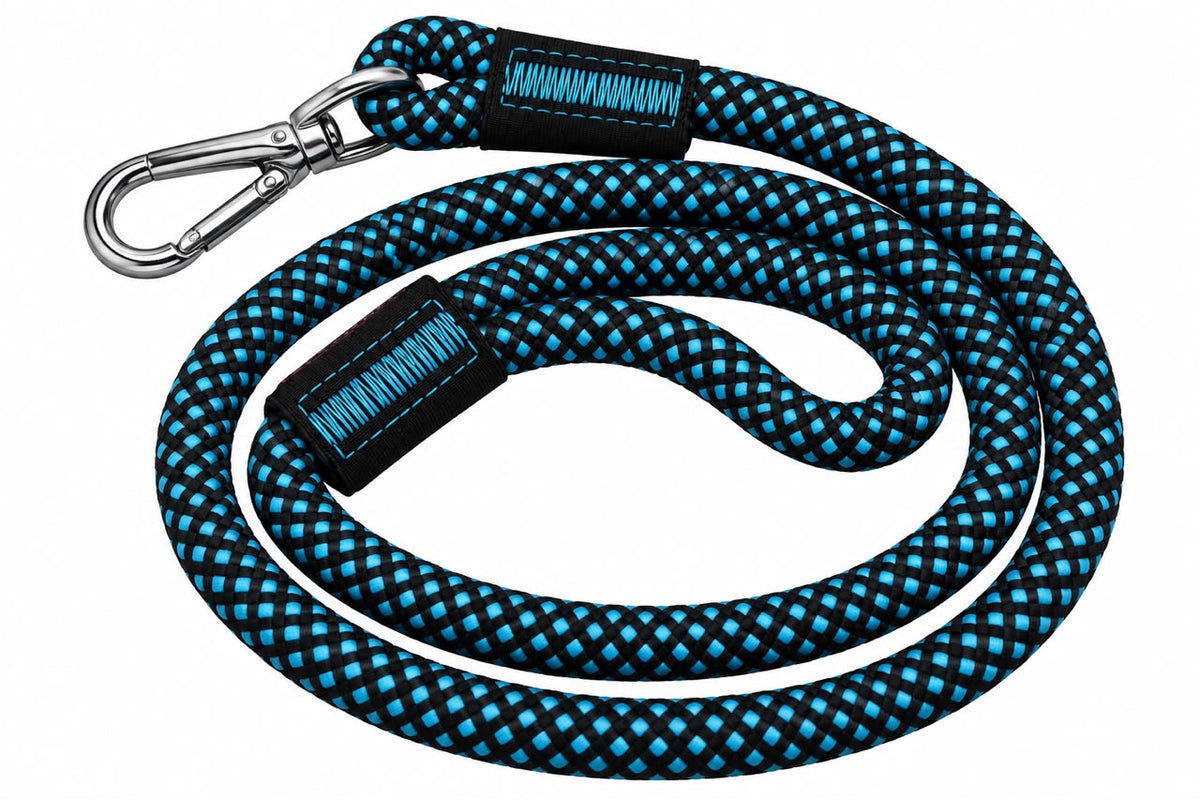 GOLDEN EYE ROPE LEASE DOG 18MM