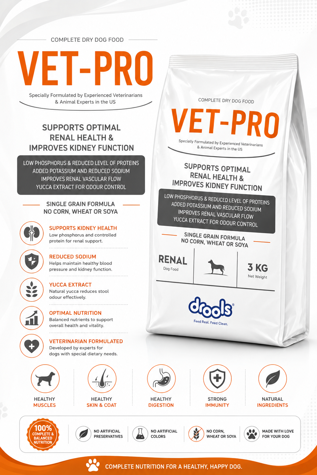 VET-PRO RENAL FOR DOGS 3KG