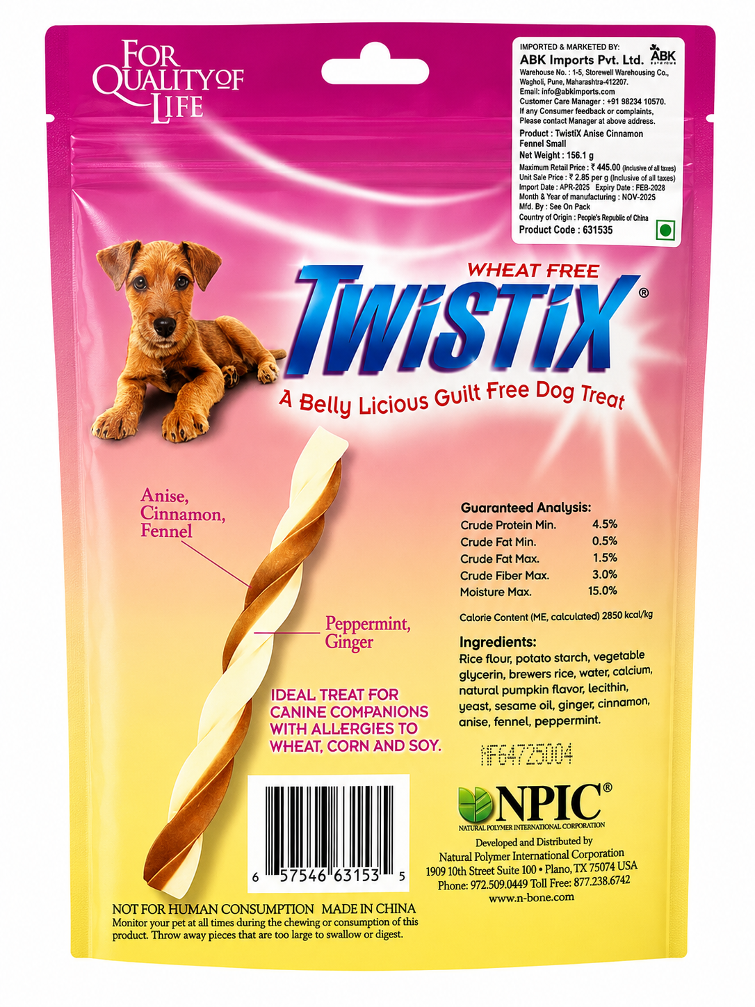 TWISTIX PUMPKIN SPICE MINT SMALL