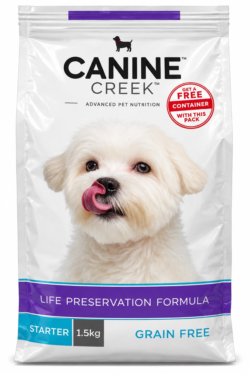 CANIN GREEK STARTER GET CONTAINER FOR FREE