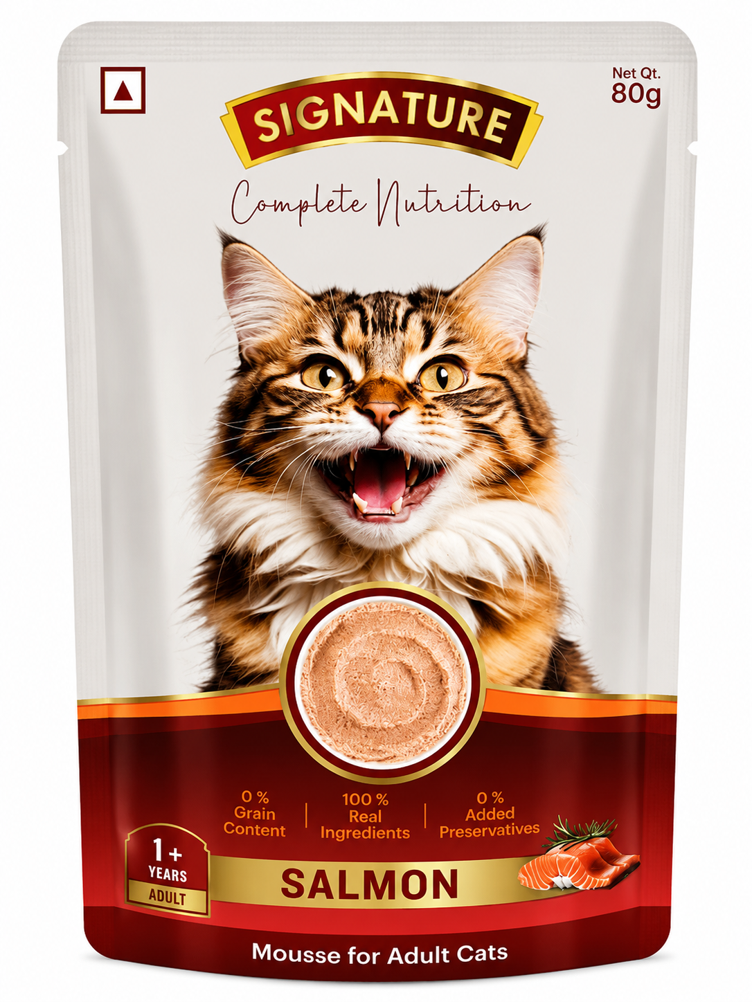 GRAIN ZERO SIGNATUR SALMON ADULT GRAVY 80GM