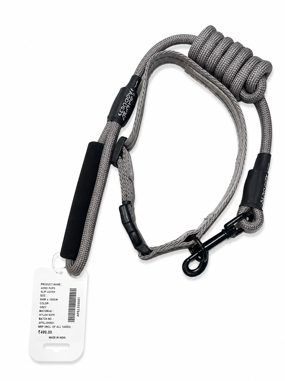 CANINE ROPE LEASE & COLLAR SET DOG