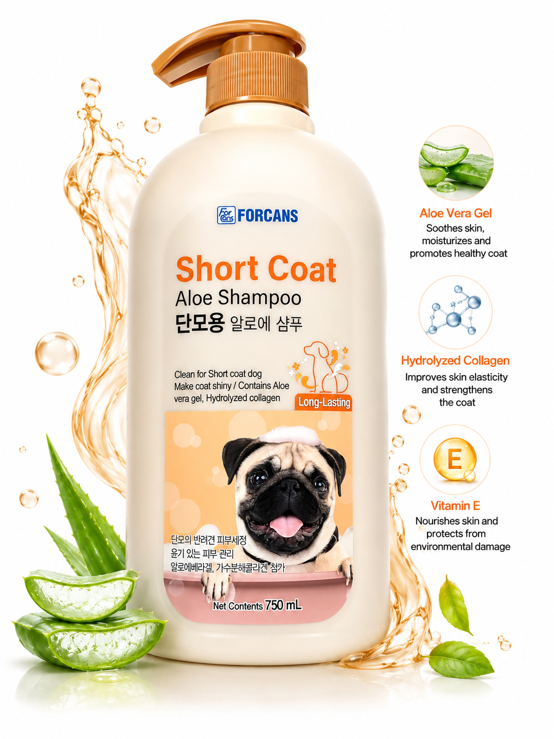 FORCANS LONG LASTING SHAMPOO 750ML
