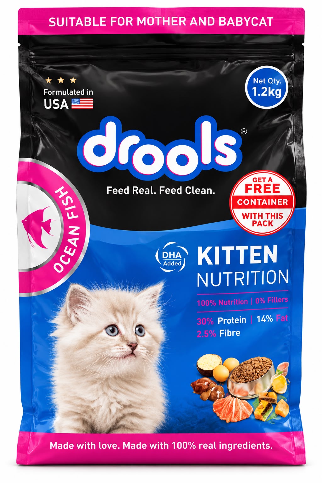DROOLS OCEAN FISH KITTEN