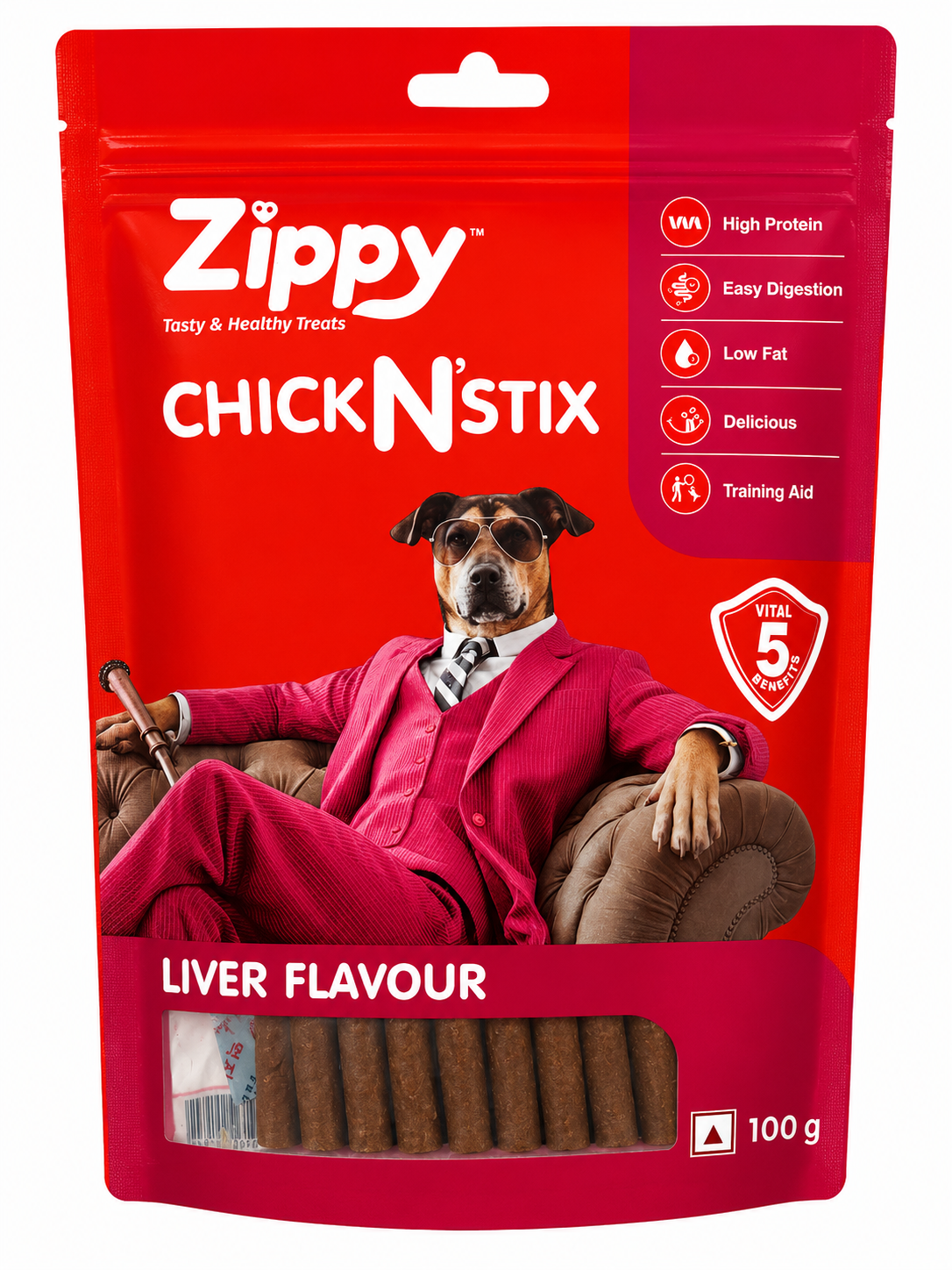 ZIPPY LIVER  FLAVOUR 100 GM