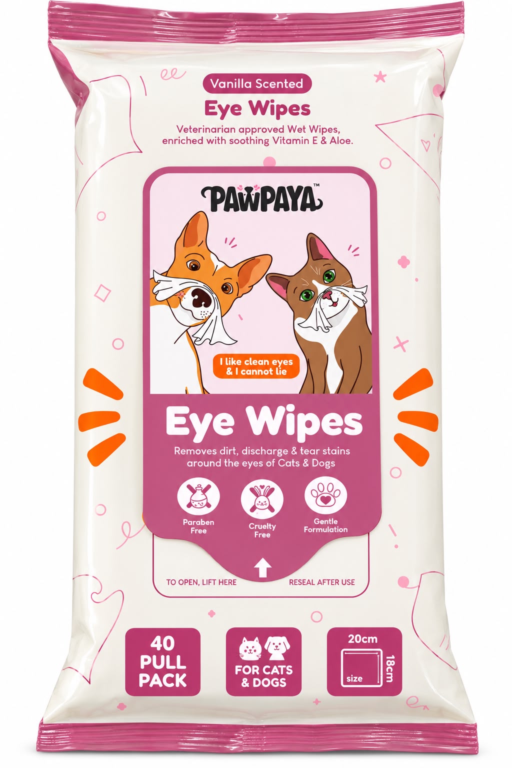 PAWPAYA WIPES FOR PETS