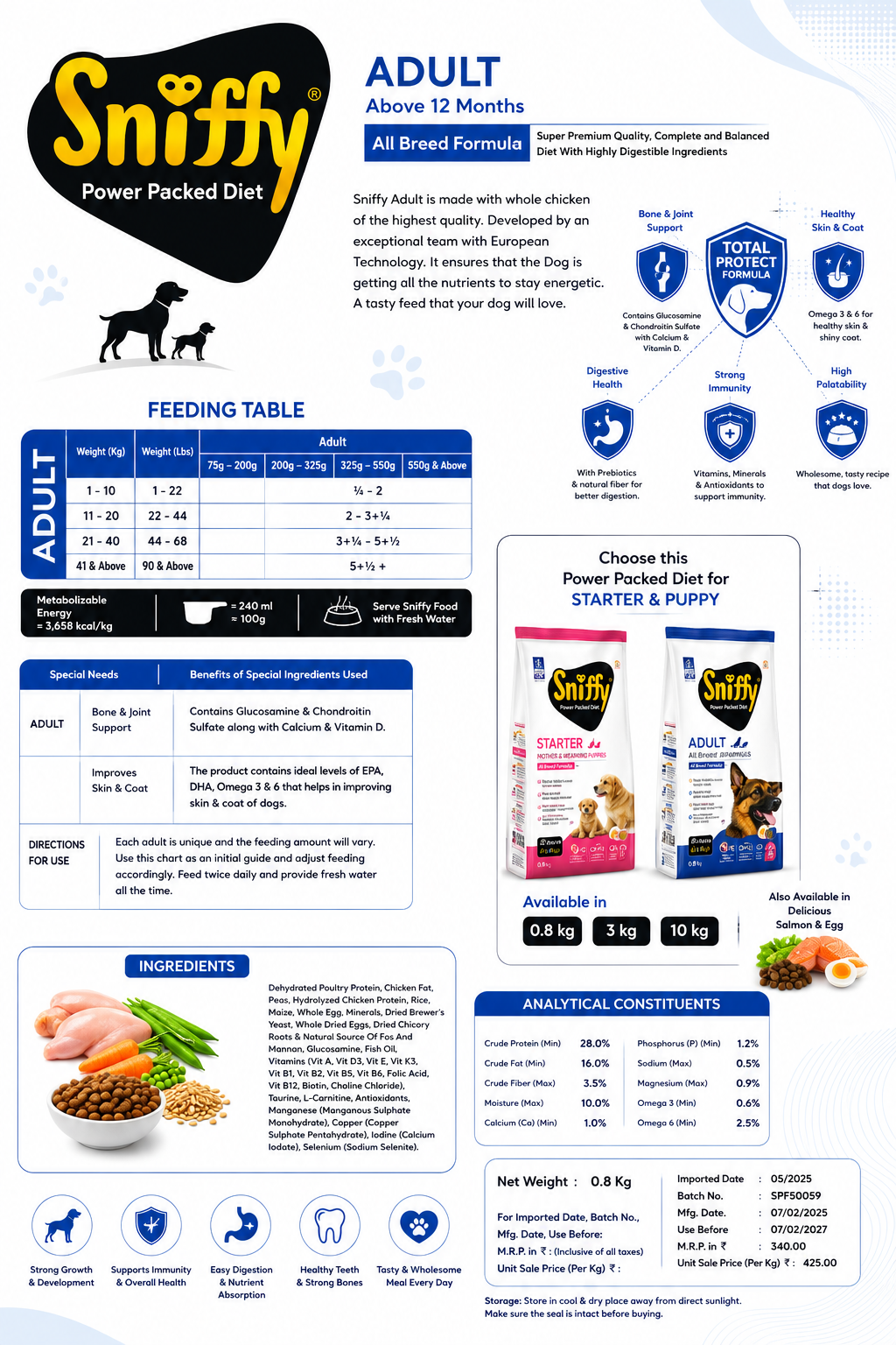 SNIFFY CHICKEN & EGG ADULT