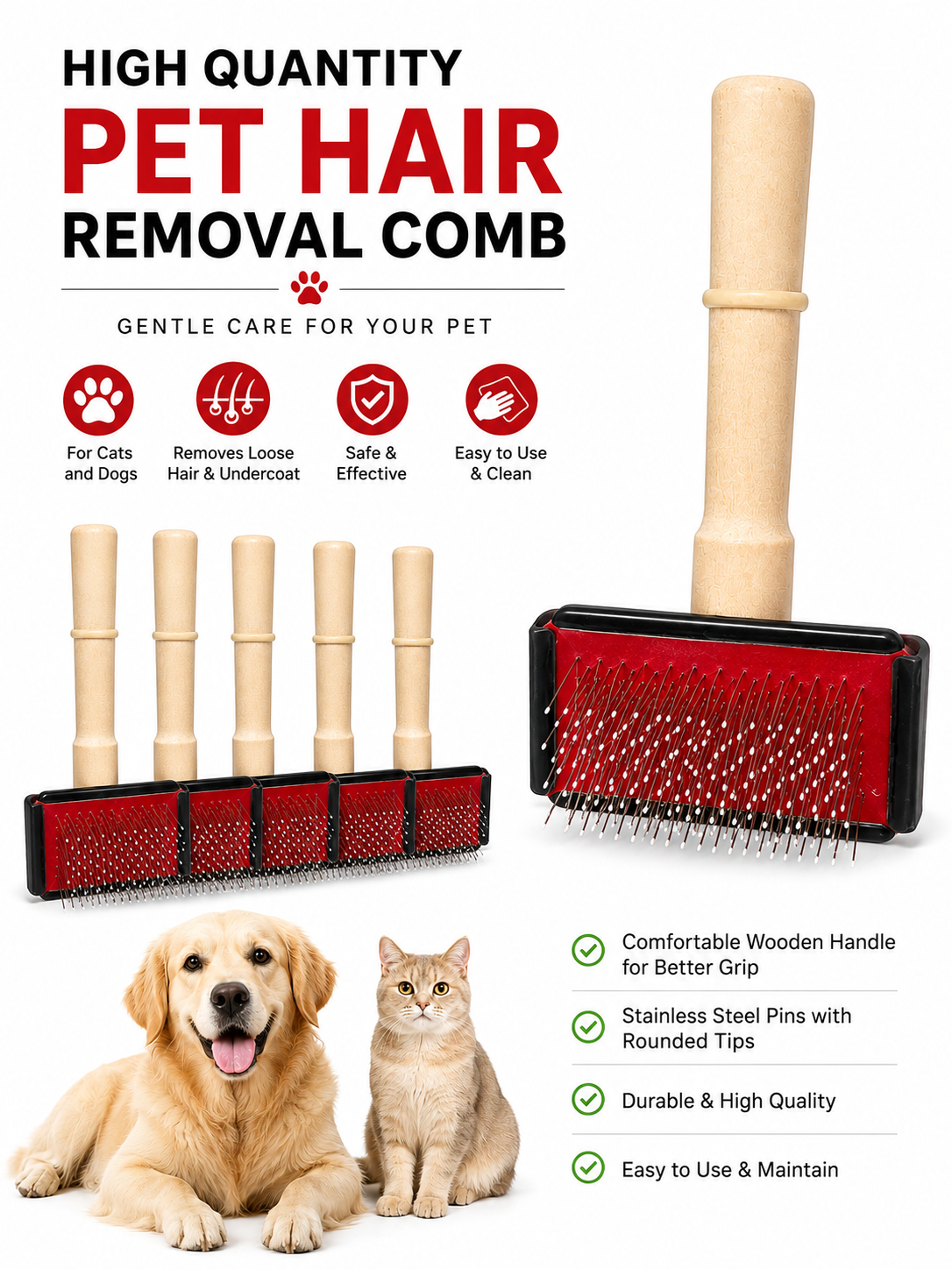 SMARTY PET HAIR REMOVAL COMB