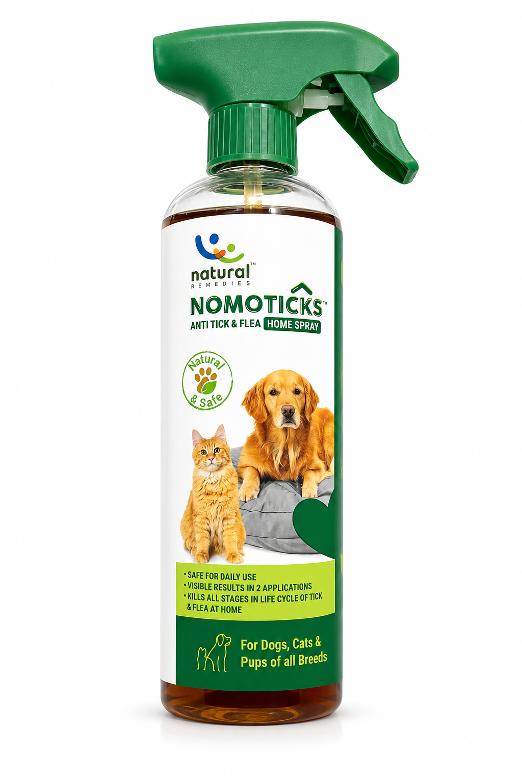 NOMOTICKS ANTI TICK & FLY HOME SPRAY 450ML