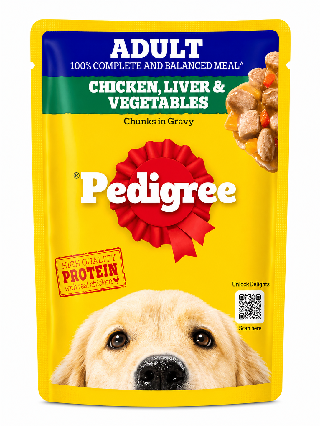 PEDIGREE ADULT CHICKEN & LIVER & VEGETABLE