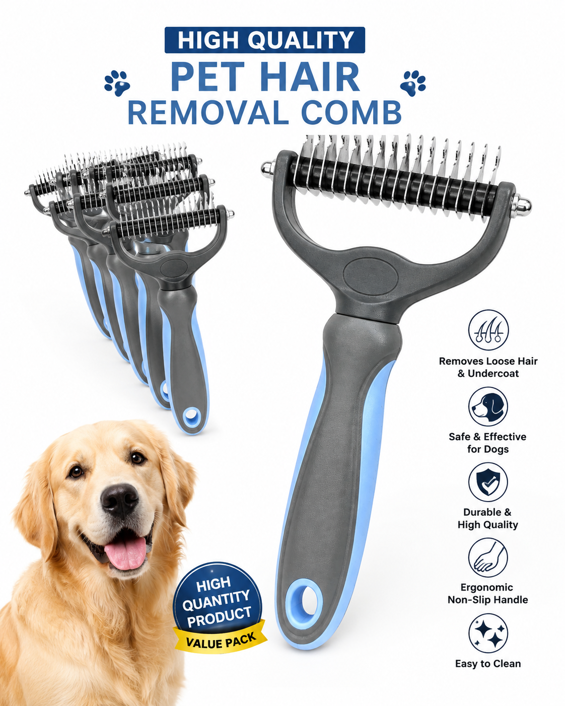 PET HAIR REMOVAL COMB