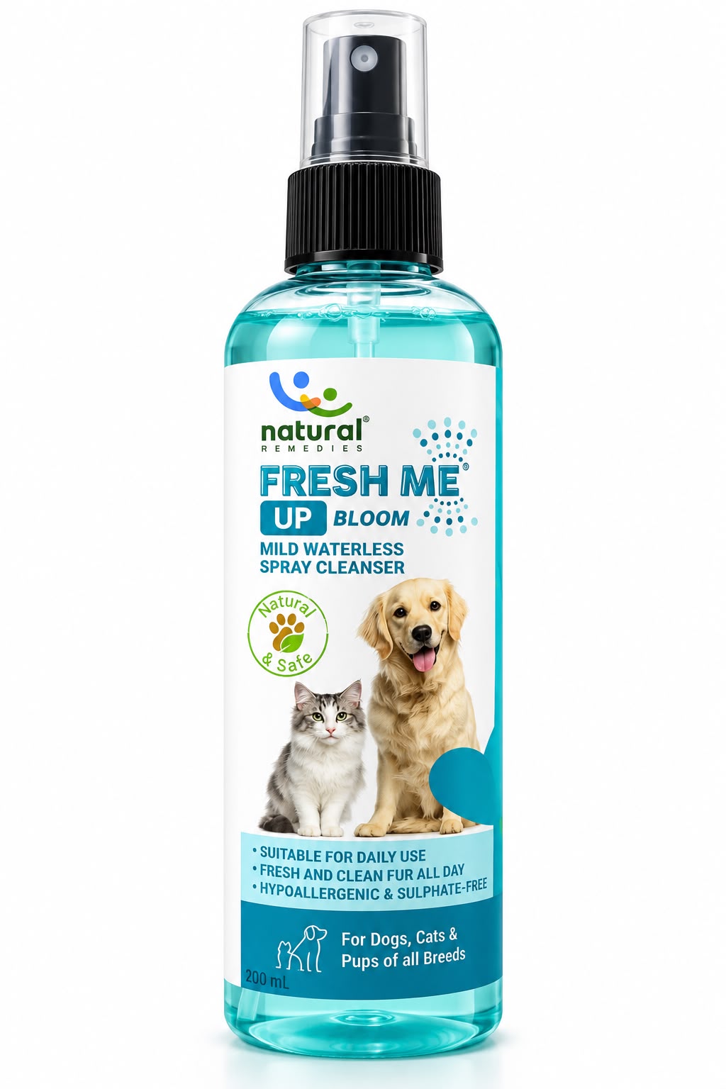 DRY BATH FOR DOGS & CATS