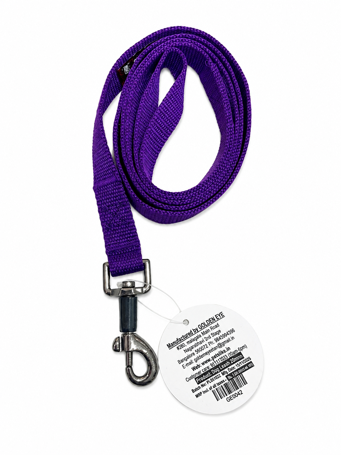 GOLDEN EYE GE LEASE 20MM DOG