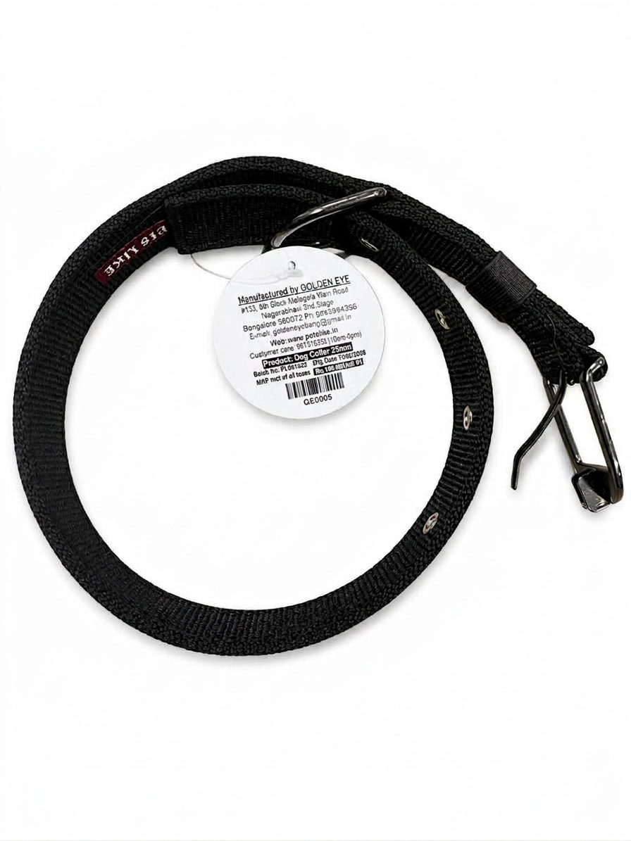 GOLDEN EYE DOG COLLAR 25MM