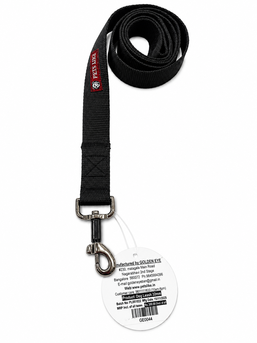 GOLDEN EYE GE LEASE 25 MM DOG