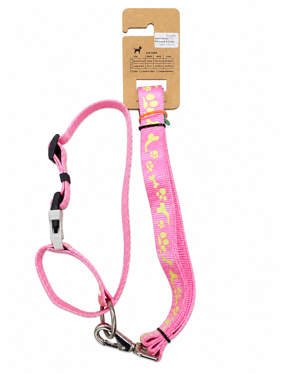 HOLY PAWS LEASE & COLLAR 25MM