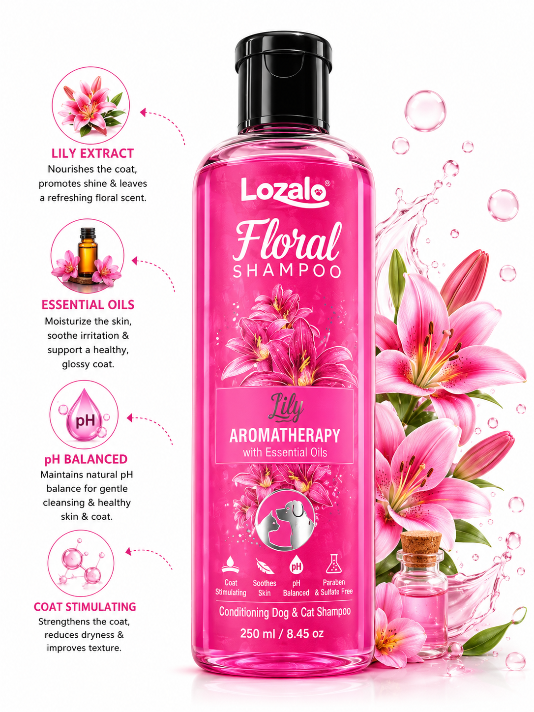 LOZALO DAILY BATH SHAMPOO 250ML